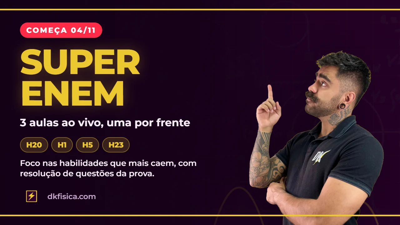 Super ENEM: aulas ao vivo por habilidade, começa 04/11